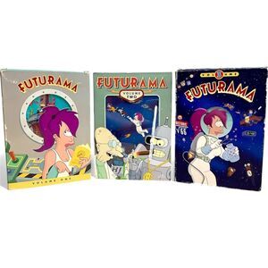 Futurama DVD Set Lot Seasons 1-3 TV Show Series Box Set Volumes 1-3 Anime